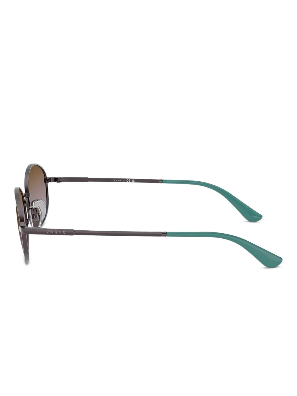 Vogue Eyewear Zonnebril met ovalen montuur Grijs