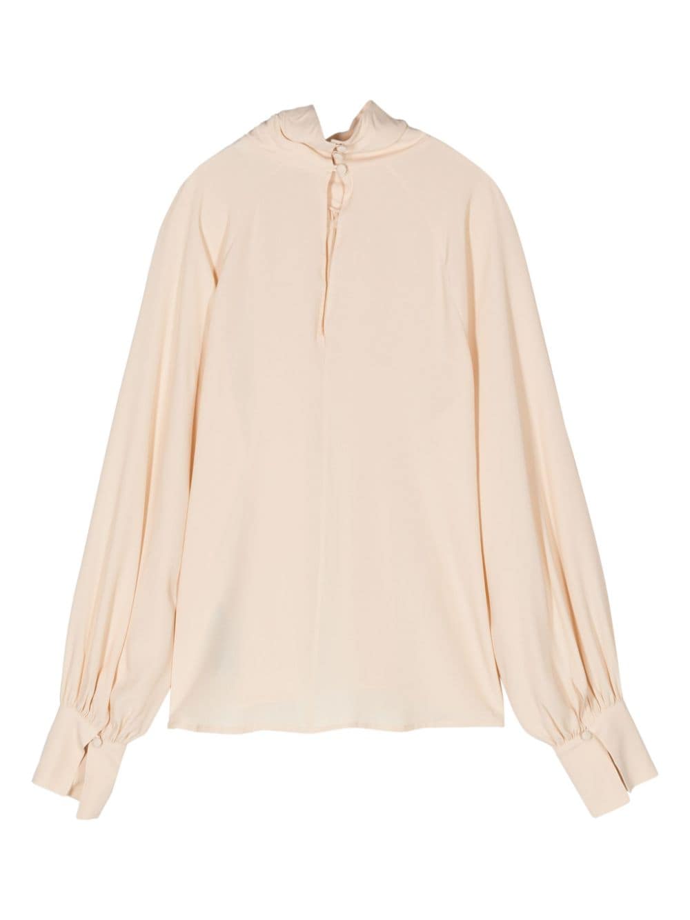 Federica Tosi Gedrapeerde blouse - Beige