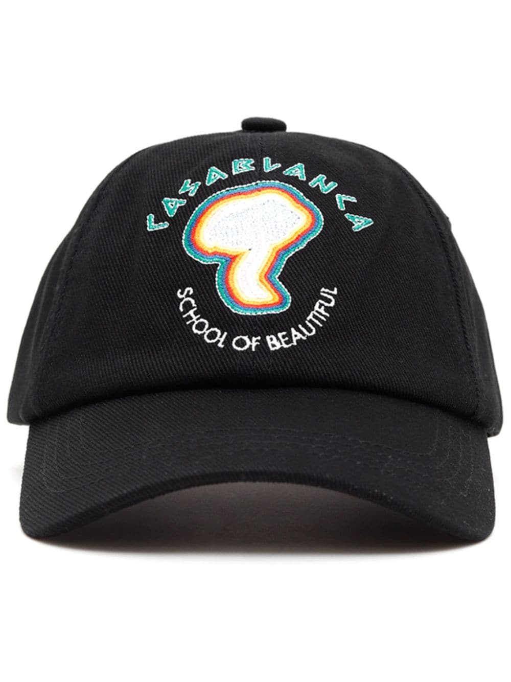 logo-embroidered cap