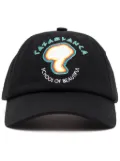 Casablanca logo-embroidered cap - Black