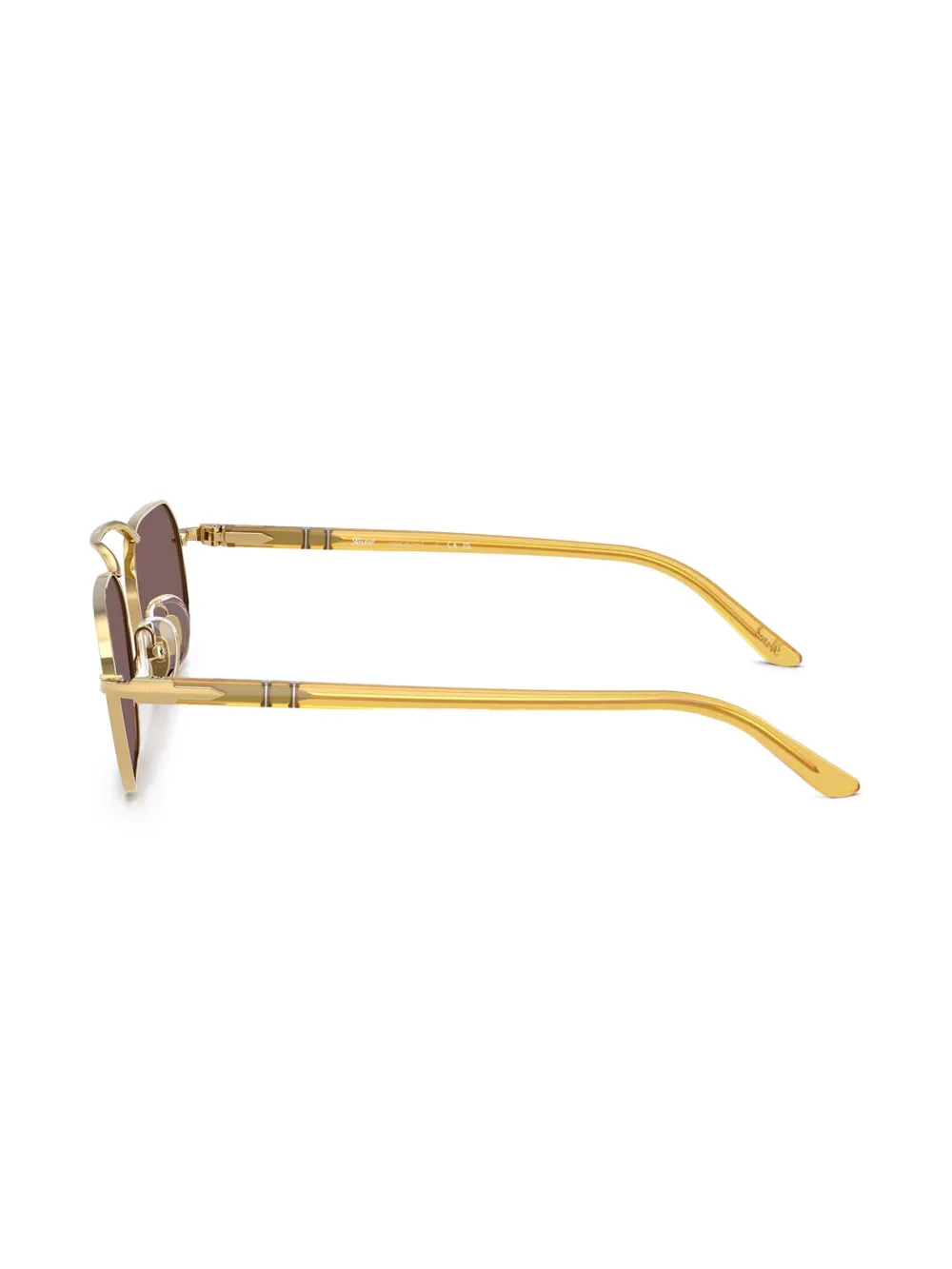 Persol Zonnebril met ovalen montuur Goud