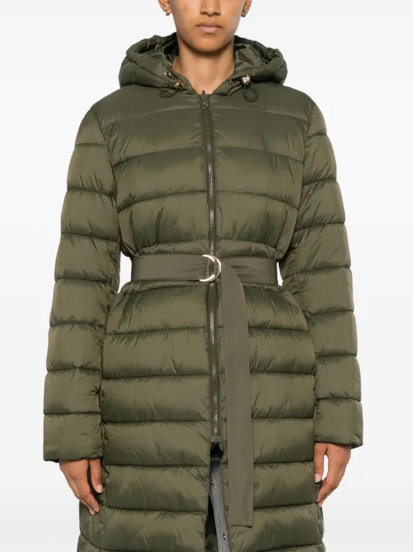 LIU JO Quilted Coat Green FARFETCH AO