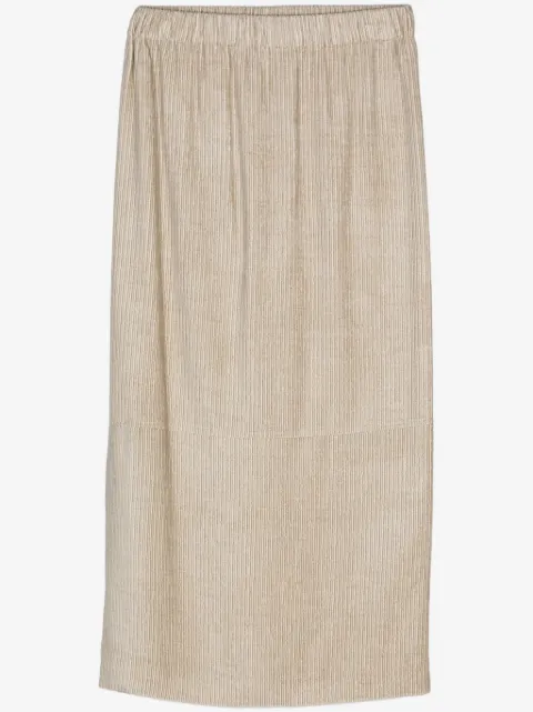 Alysi striped midi skirt 