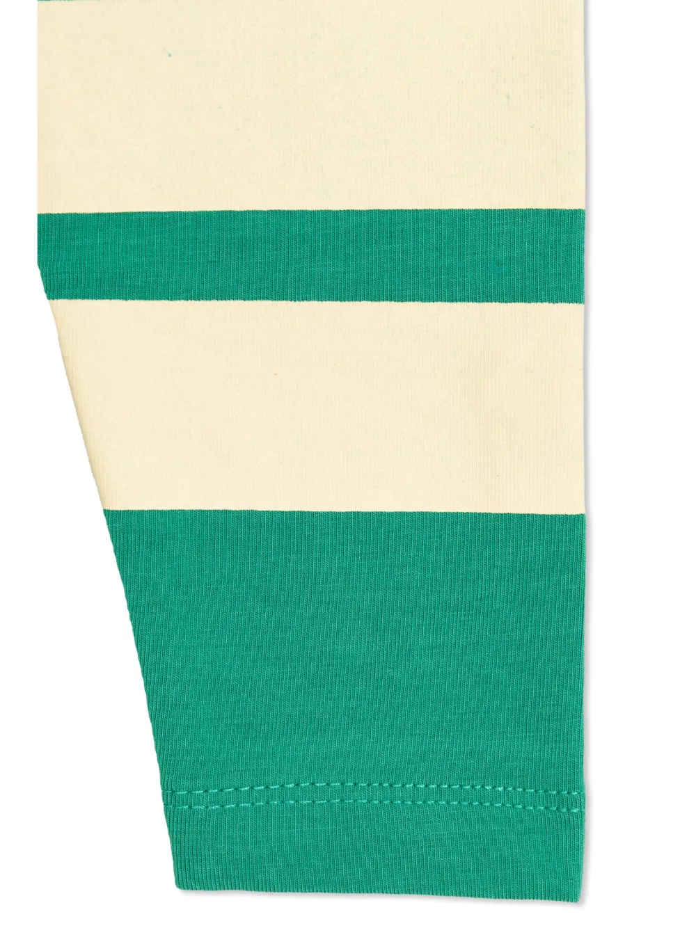 Tiny Cottons Katoenen legging met streepdetail Groen