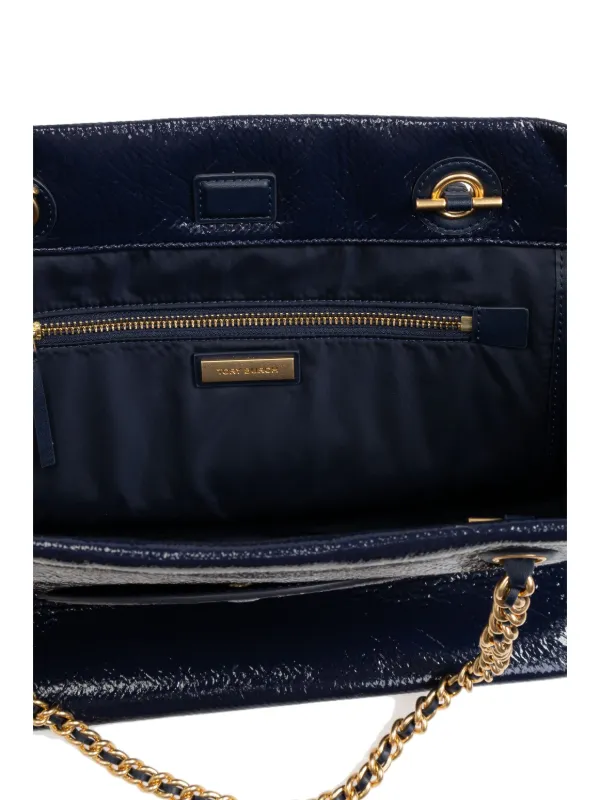 Tory Burch Ella Tote Bag Blue FARFETCH IE