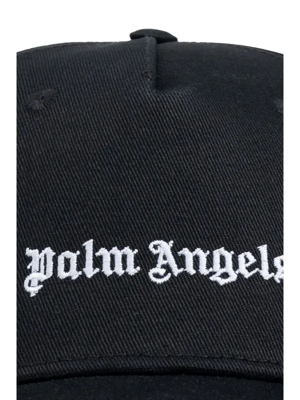 Palm Angels logo-embroidered Baseball Cap | Blue | FARFETCH