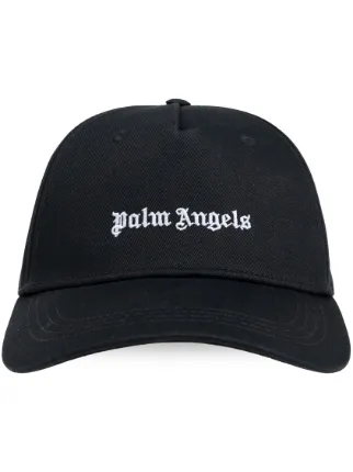 Palm Angels ロゴ キャップ | ブルー | FARFETCH JP
