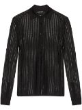 TOM FORD striped shirt - Black