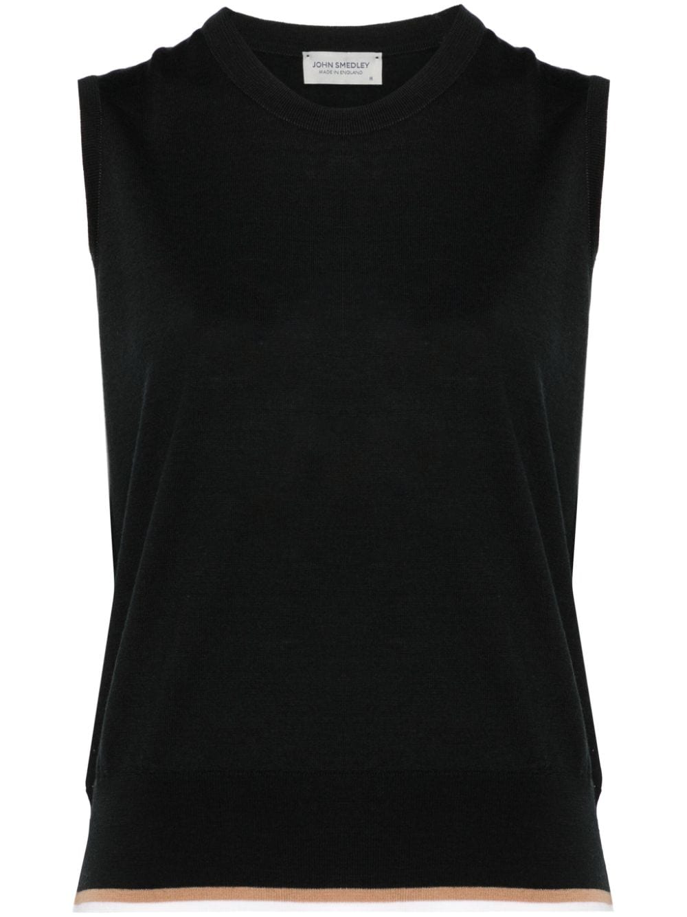 Shop John Smedley Layne Top In Black