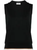 John Smedley Layne top - Black