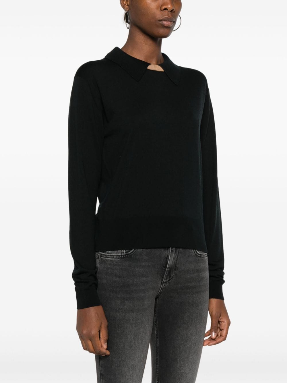 Shop John Smedley Lizzy Sweater In Black