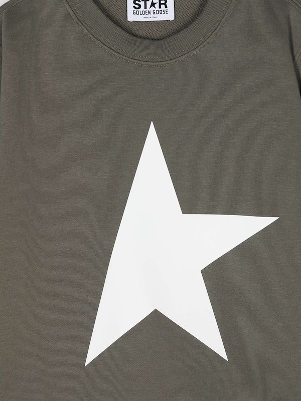 Golden Goose Kids star-print Sweatshirt | Green | FARFETCH
