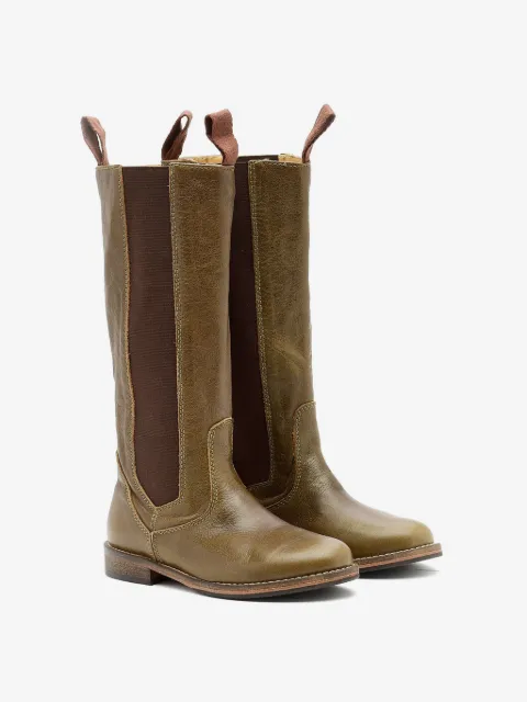 Pèpè leather knee-high boots