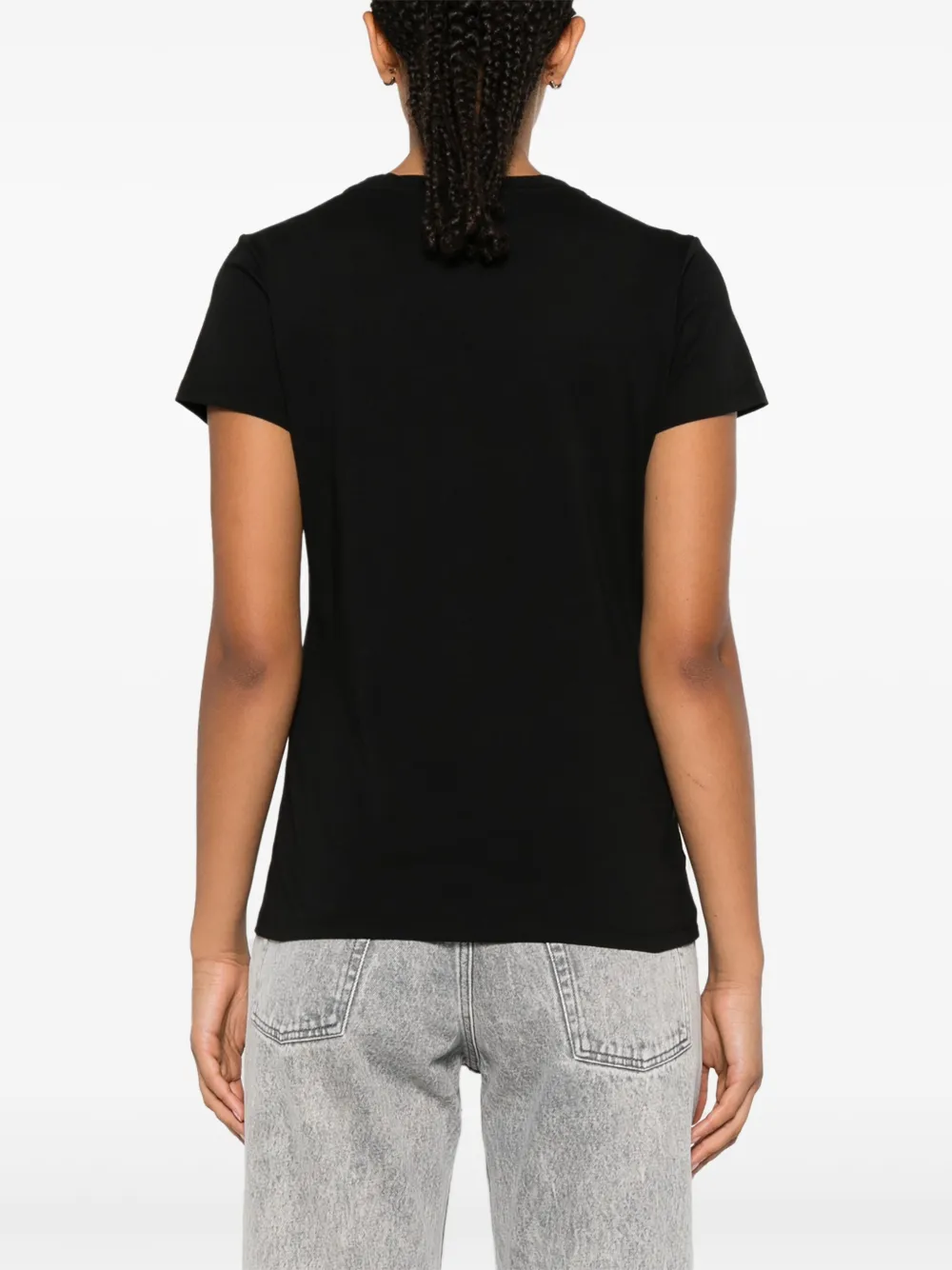 LIU •JO CRYSTAL-EMBELLISHED T-SHIRT