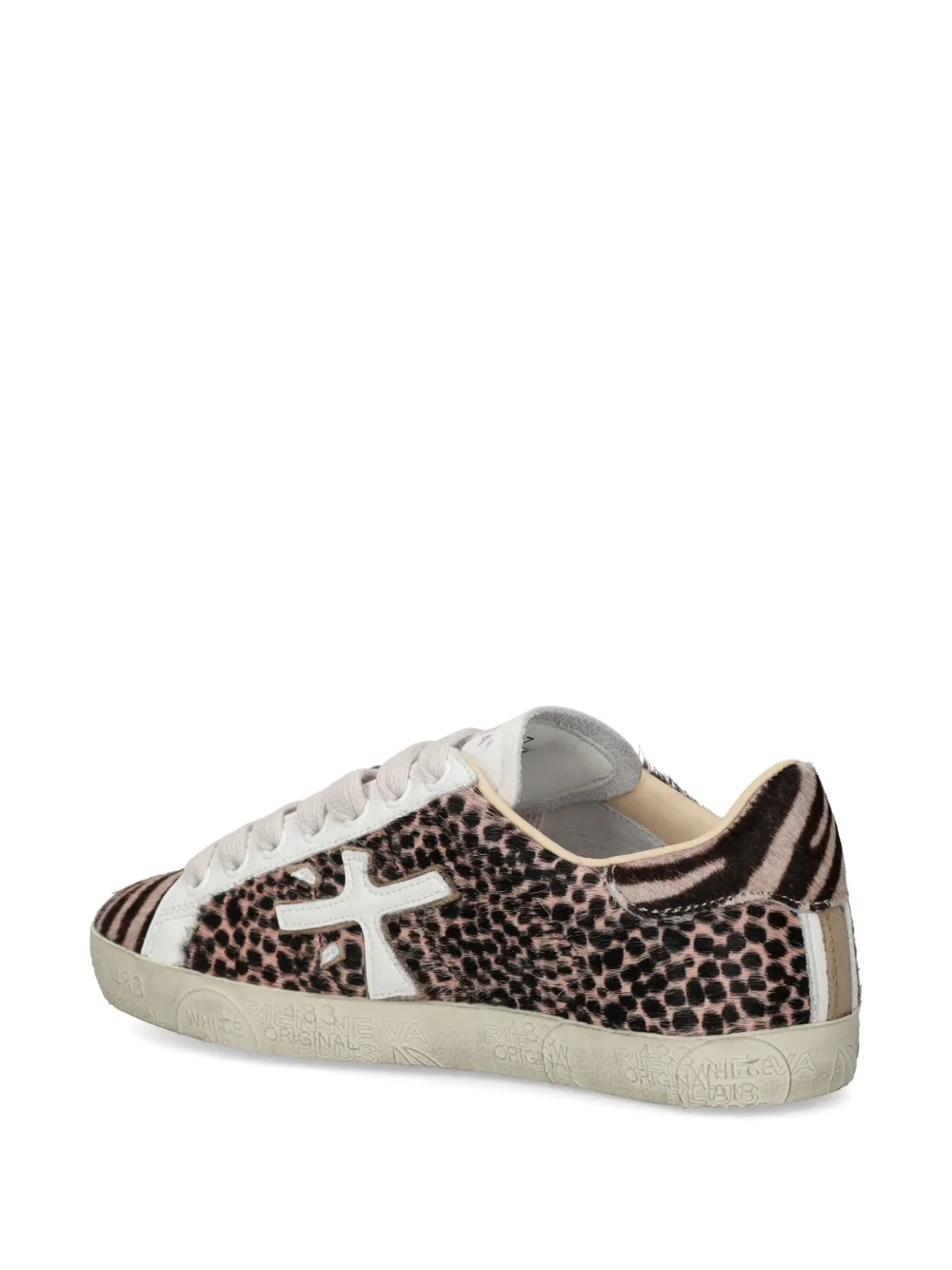 Premiata Leopard-print Sneakers In Neutrals
