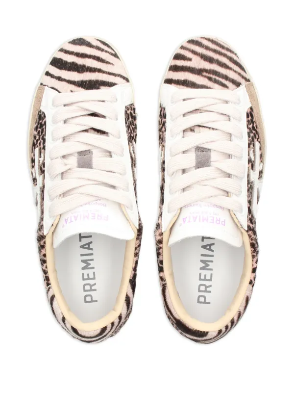 Premiata leopard-print Sneakers | Neutrals | FARFETCH