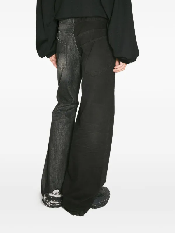 Balenciaga アシンメトリー ジーンズ | ブラック | FARFETCH JP