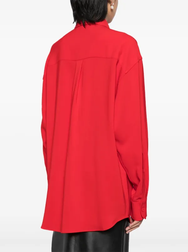 Stella McCartney Iconic Oversized Shirt | Red | FARFETCH