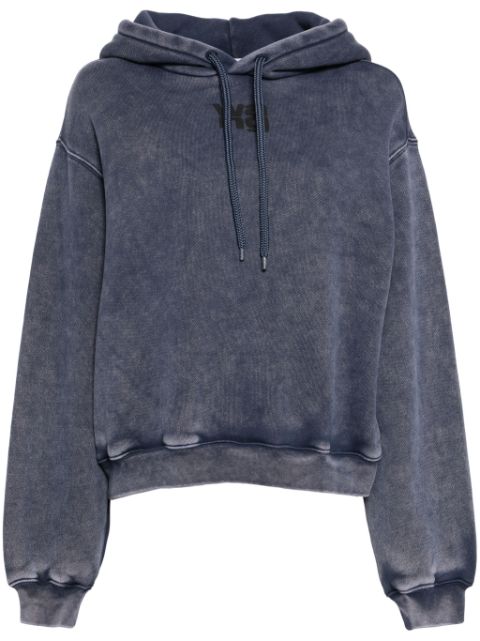 Affordable Alexander Wang logo patch hoodie Women