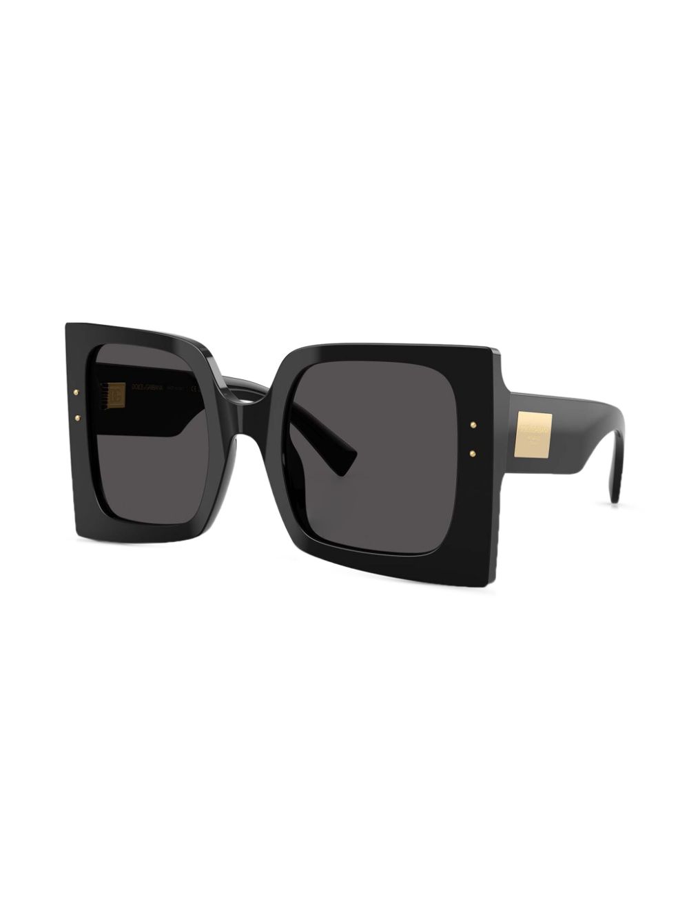 Dolce & Gabbana Eyewear Zonnebril met oversized montuur - Zwart