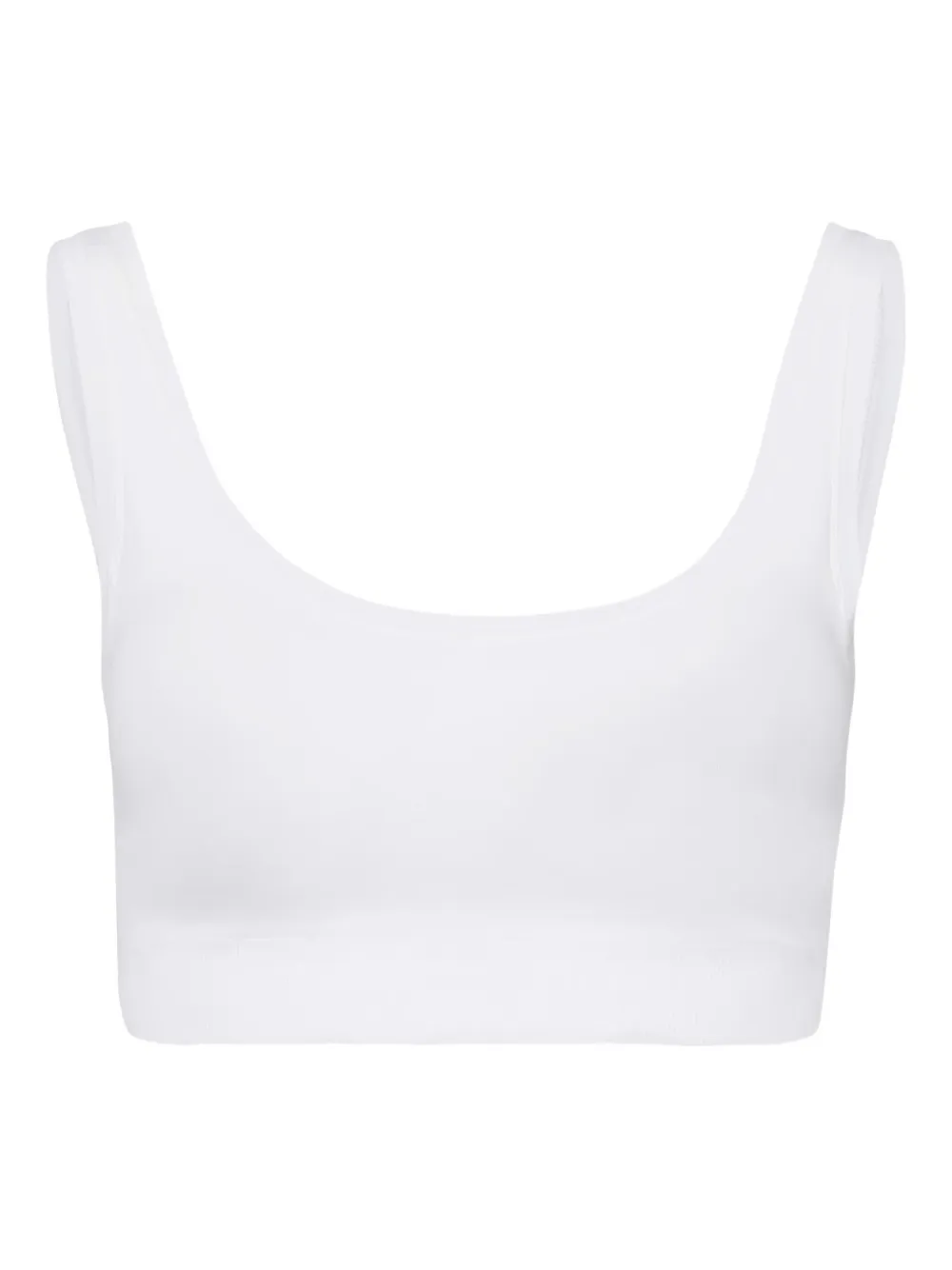 Hanro scoop-neck seamless bra - ホワイト Hanro scoop-neck seamless bra - ホワイト