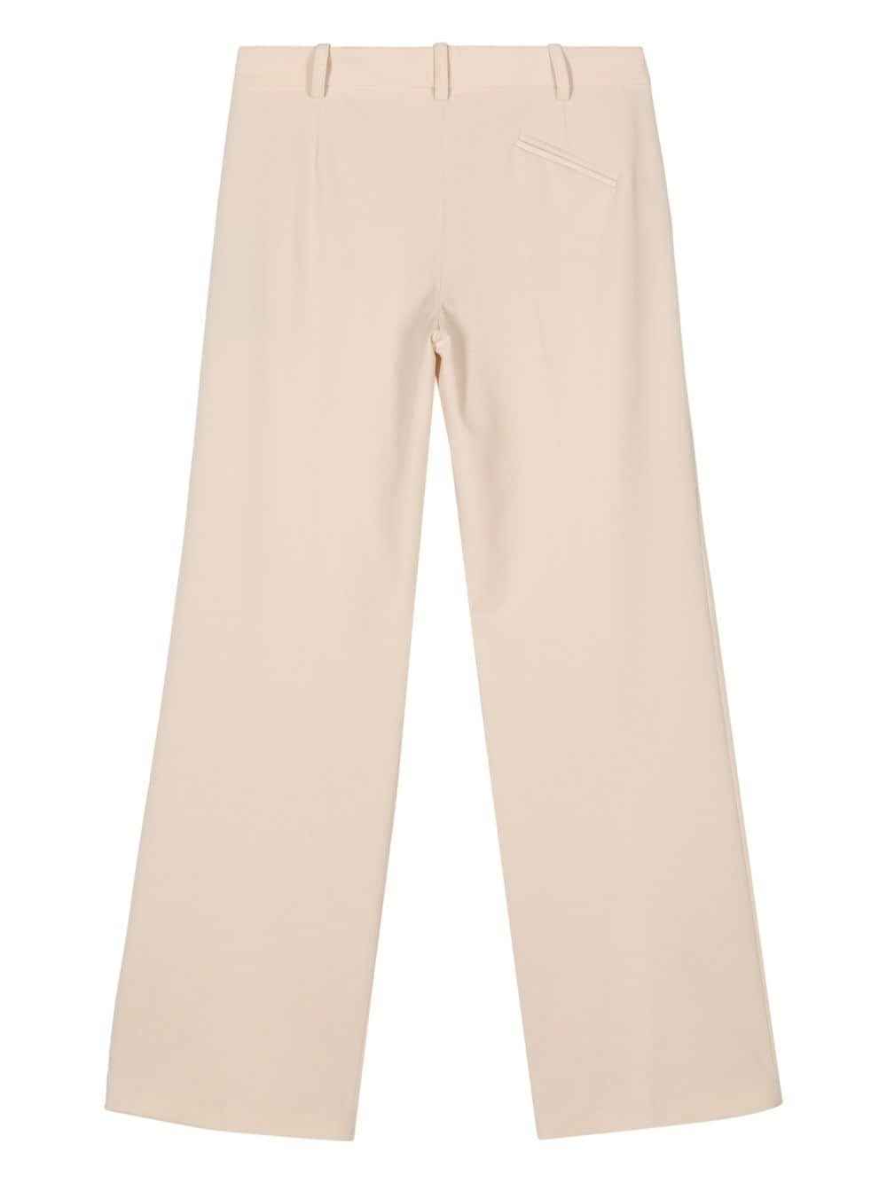 Shop Federica Tosi Tailored Trousers In Neutrals