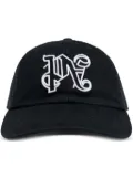 Palm Angels monogram baseball cap - Black