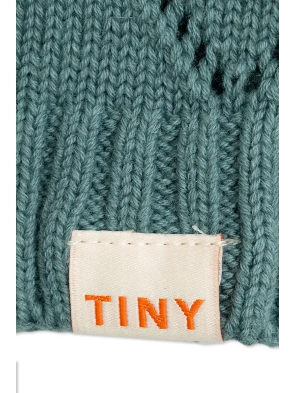 TINYCOTTONS FLOWERS BEANIE blue