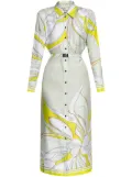 Tory Burch printed silk shirt dress - Green