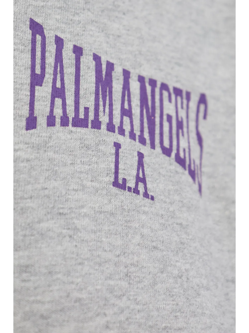 Palm Angels T-shirt met logoprint Grijs