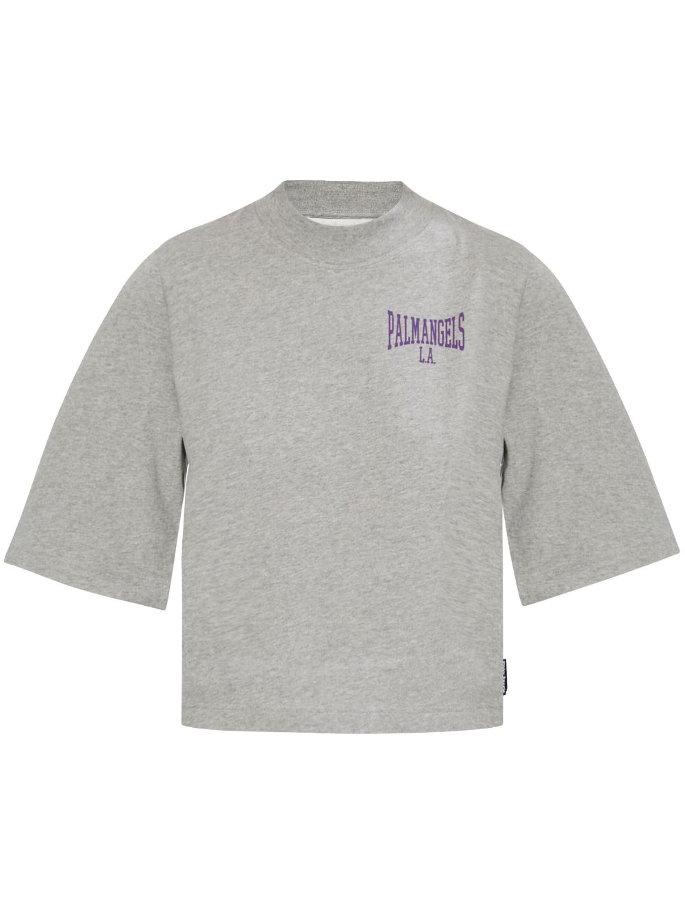 Palm Angels logo-print T-shirt - Grey