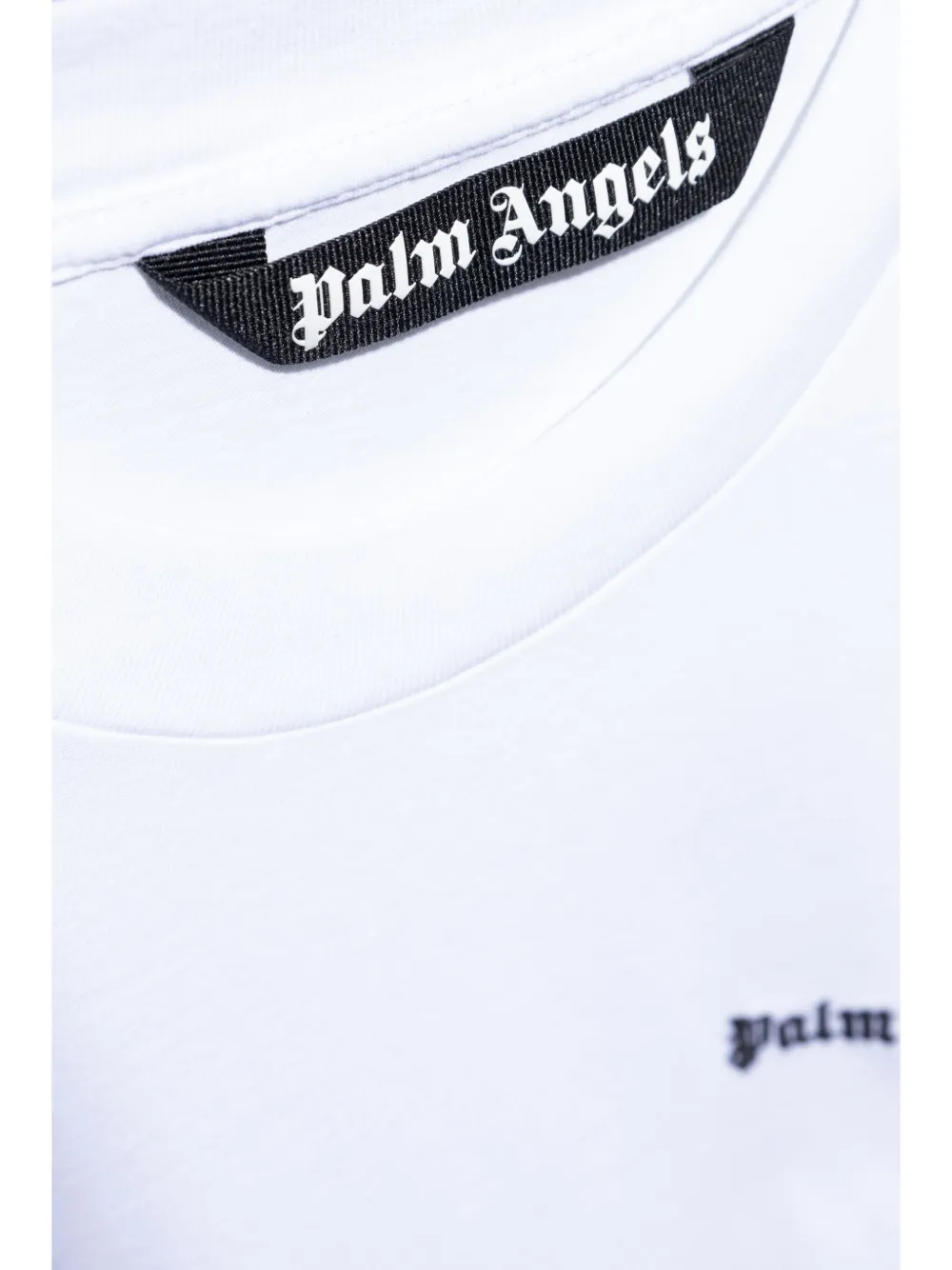 Palm Angels Drie katoenen T-shirt Wit