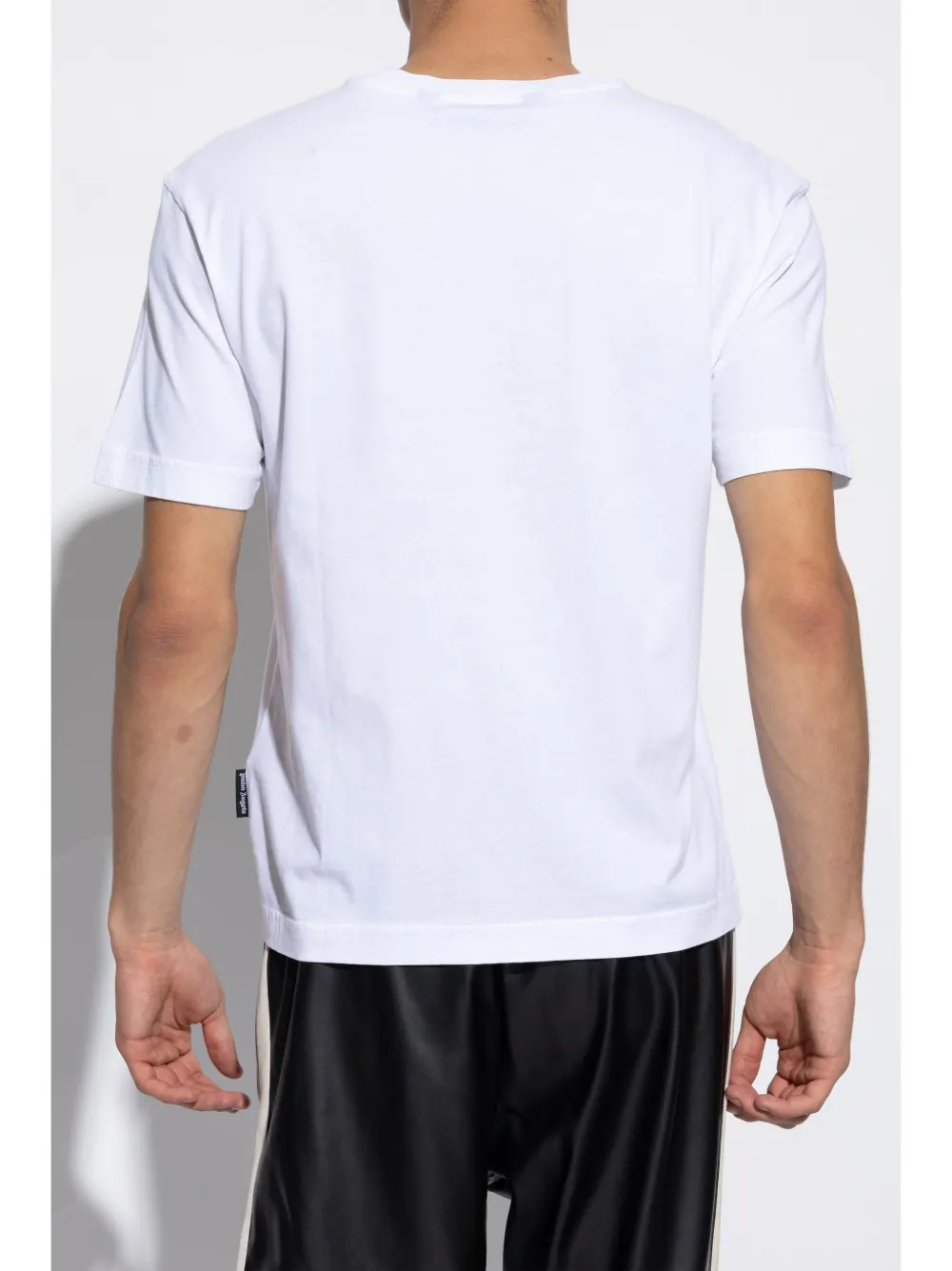 Palm Angels Drie katoenen T-shirt Wit