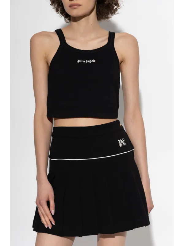 Palm Angels ロゴ タンクトップ | ブラック | FARFETCH JP