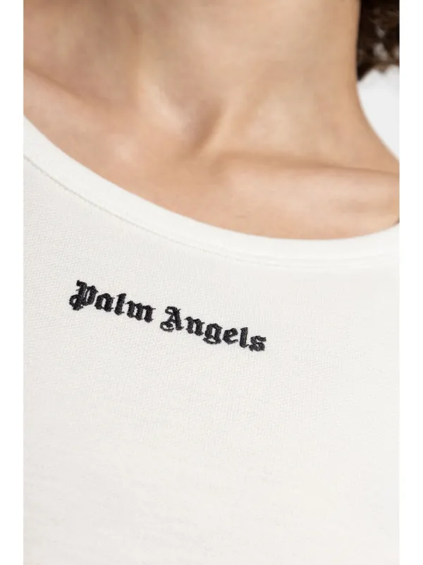 Palm Angels ロゴ タンクトップ | ホワイト | FARFETCH JP
