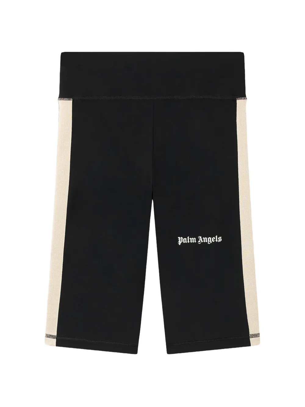 Palm Angels Fietsshorts met logoprint Zwart