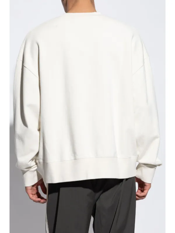Palm Angels logo-print Sweatshirt | White | FARFETCH