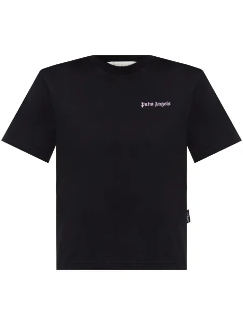 Palm Angels logo-embroidered T-shirt