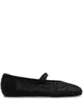 Le Silla Gilda crystal-embellished ballerina shoes - Black