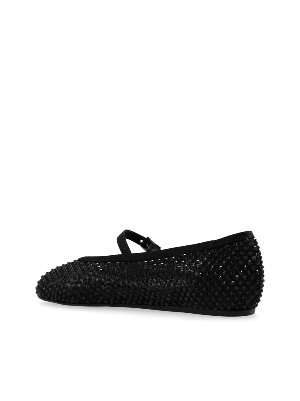 Le Silla Gilda crystal-embellished ballerina shoes Black