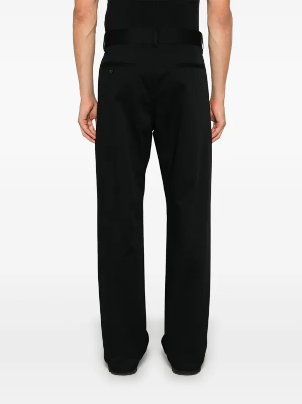【送料&関税込】Marni Pants Marni straight-leg Trousers | Black | FARFETCH