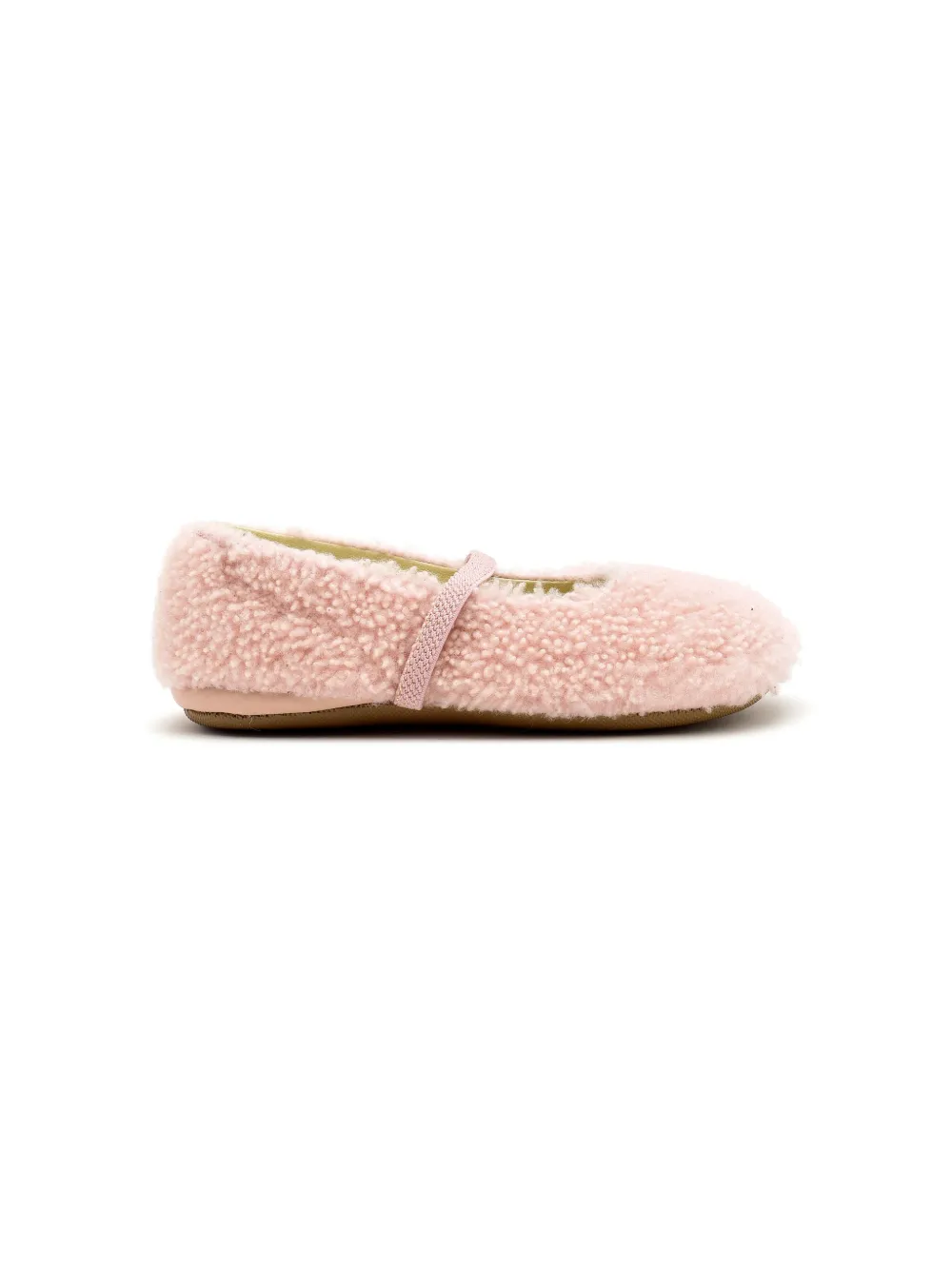 Pèpè shearling ballerina shoes - Roze