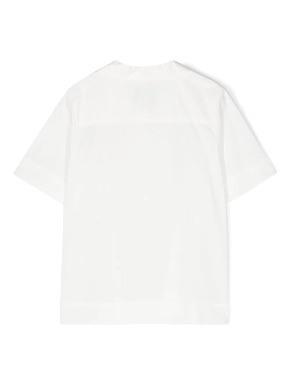 Fendi Kids Shirt met geborduurd logo Wit