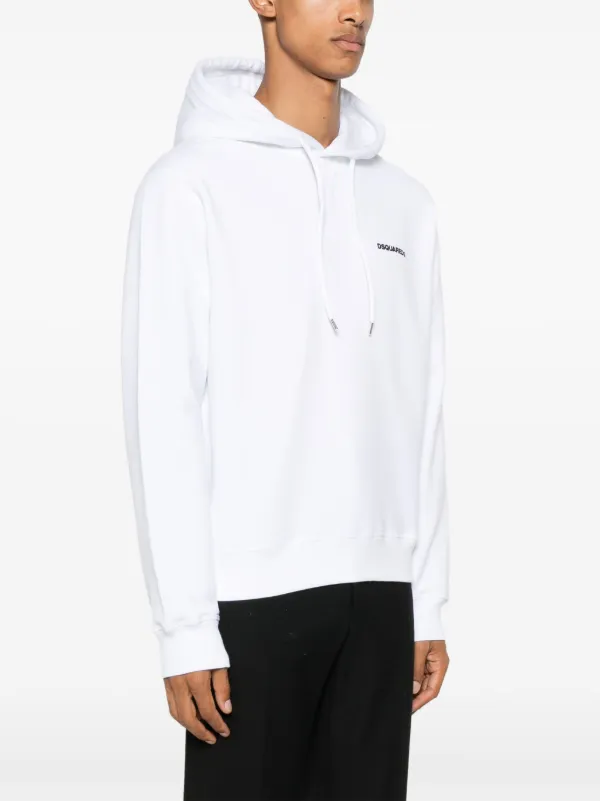 『Dsquared2』Ceresio Map パーカー DSQUARED2 Ceresio Map Hoodie | White | FARFETCH BN