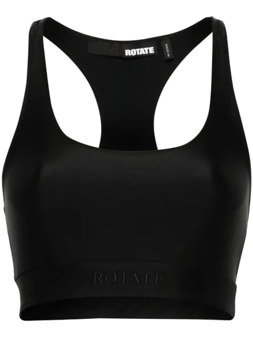 Haut crop à logo brodé - ROTATE BIRGER CHRISTENSEN - Modalova