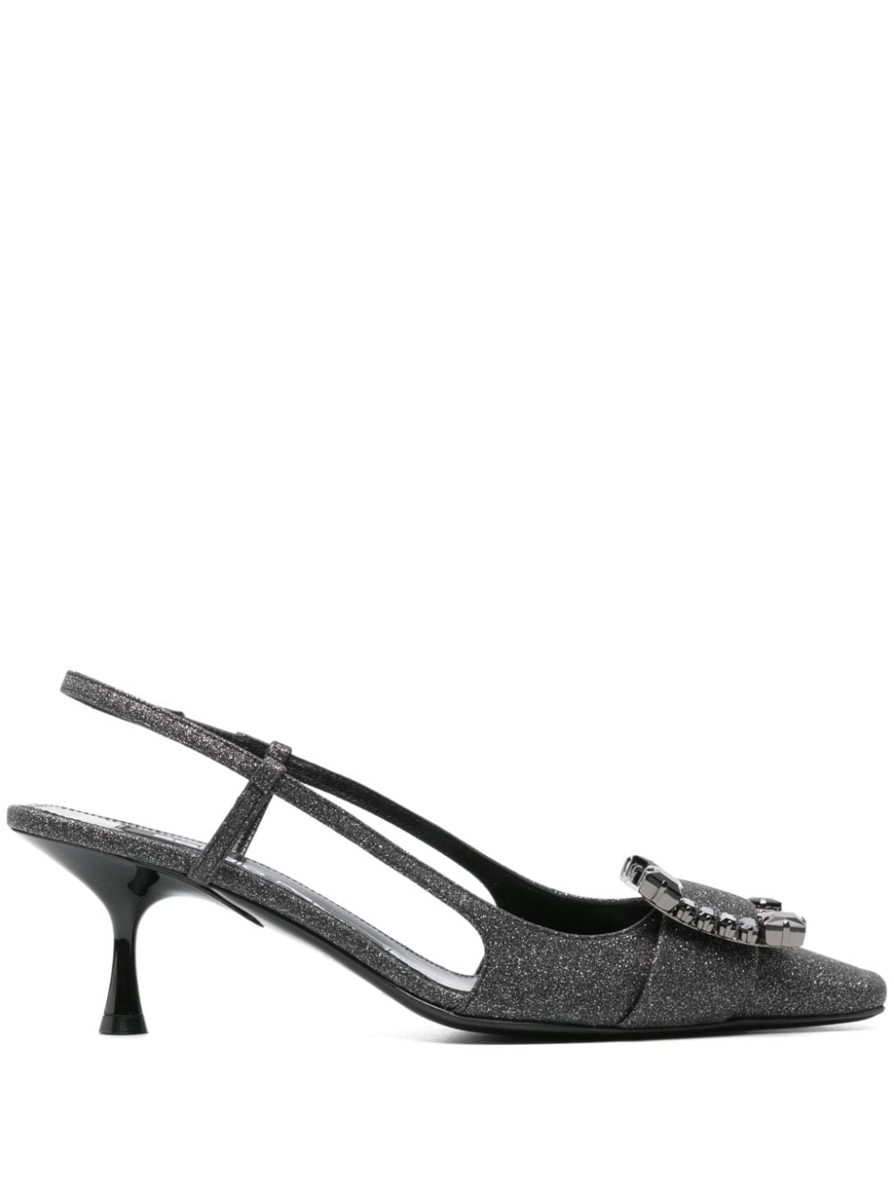 Sergio Rossi Pumps Sr Twenty con cinturino posteriore 60mm - Nero