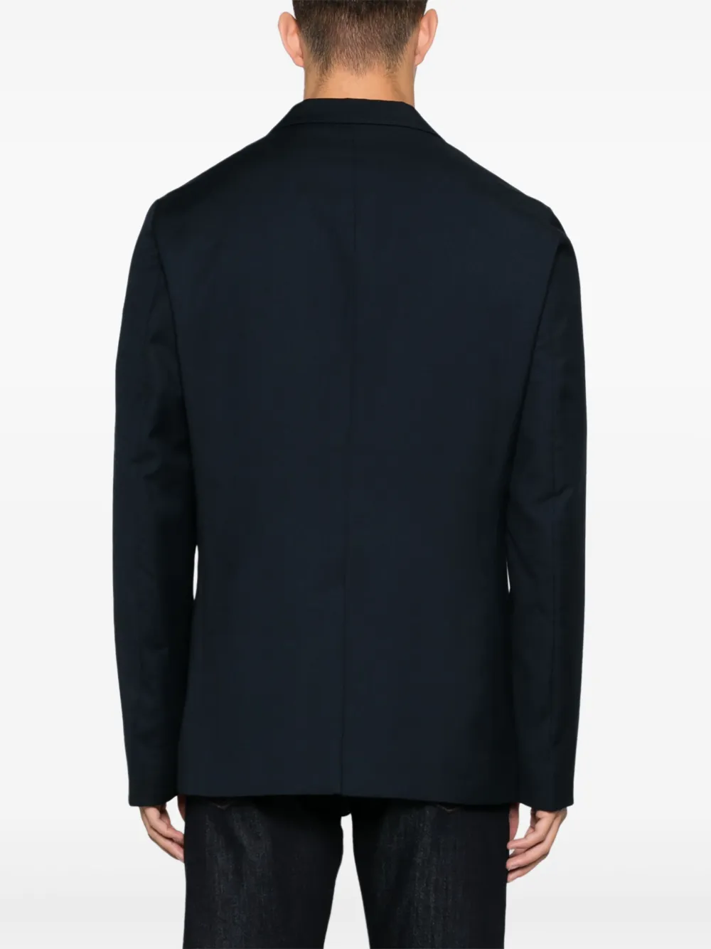 Herno Blazer met enkele rij knopen Blauw