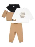 BOSS Kidswear logo-print tracksuit set - Neutrals