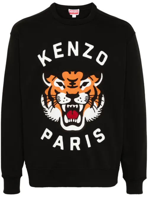 Kenzo sweat Lucky Tiger - Noir - Kenzo - Modalova
