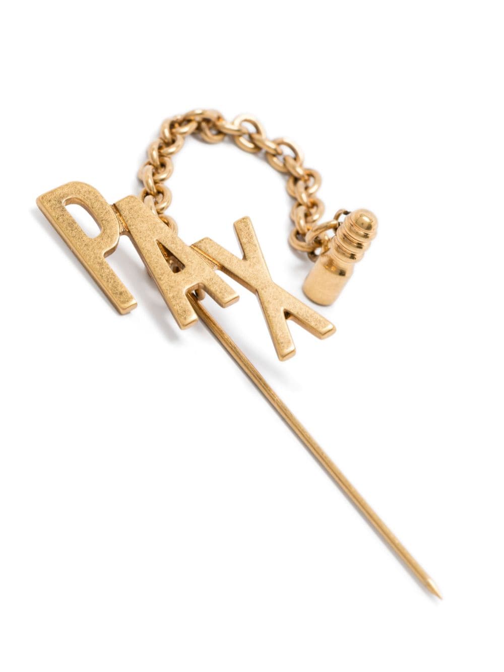 Moschino maxi Paxi chain brooch - Goud